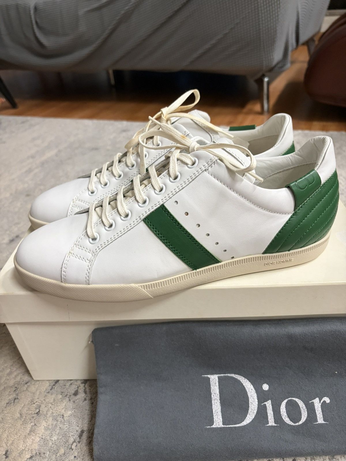 Dior × Hedi Slimane dior homme b44 sneakers | Grailed
