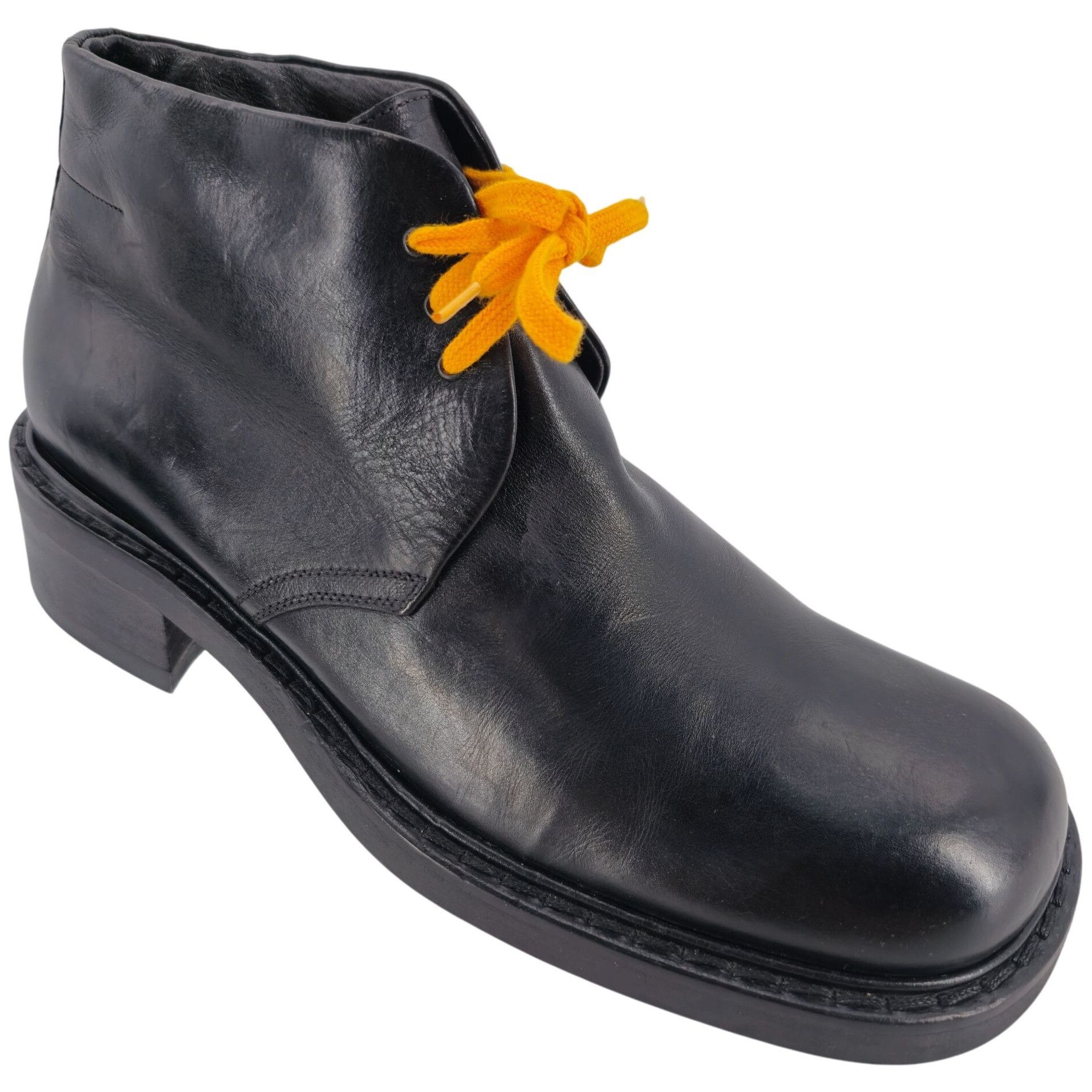 Other Vintage Paul May Italy Black Leather Chukka Ankle Boots Mens Size US 9 / EU 42 - 1 Thumbnail
