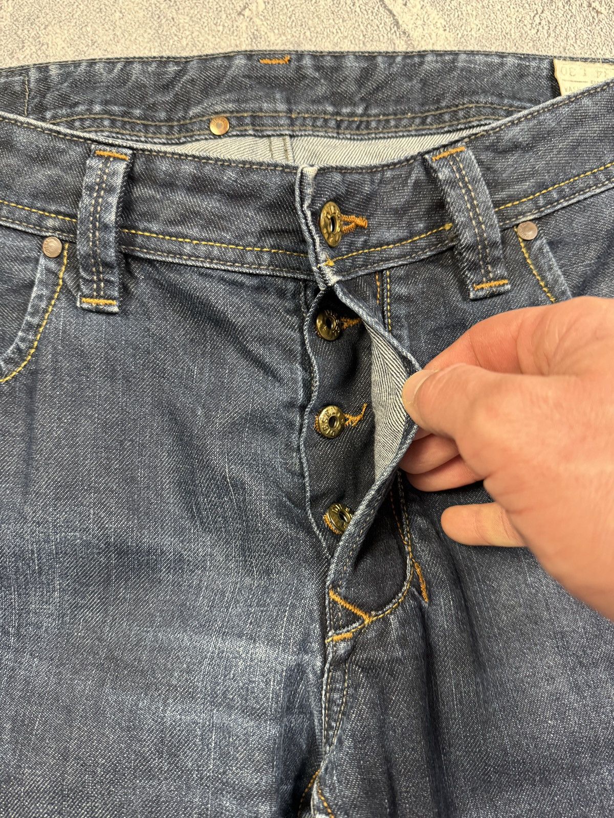 Diesel Vintage Diesel Opium Jeans Size 34 Baggy Crazy 00s USA Size US 34 / EU 50 - 6 Thumbnail