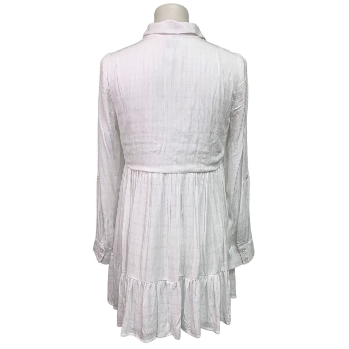 American Eagle Outfitters New American Eagle Womens Small Button Collared Shirt Dress Size S / US 4 / IT 40 - 4 Thumbnail