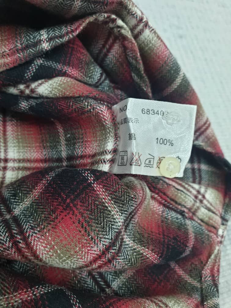 Japanese Brand Bicol bird checkered Japanese flannel shirt Size US M / EU 48-50 / 2 - 3 Thumbnail