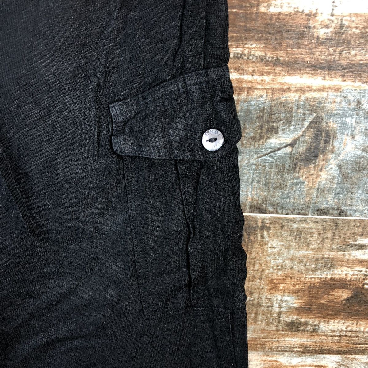 Fendi DL Fendi Jeans Black Cargo Multipocket Pants #A2595 Size US 26 / EU 42 - 19 Thumbnail