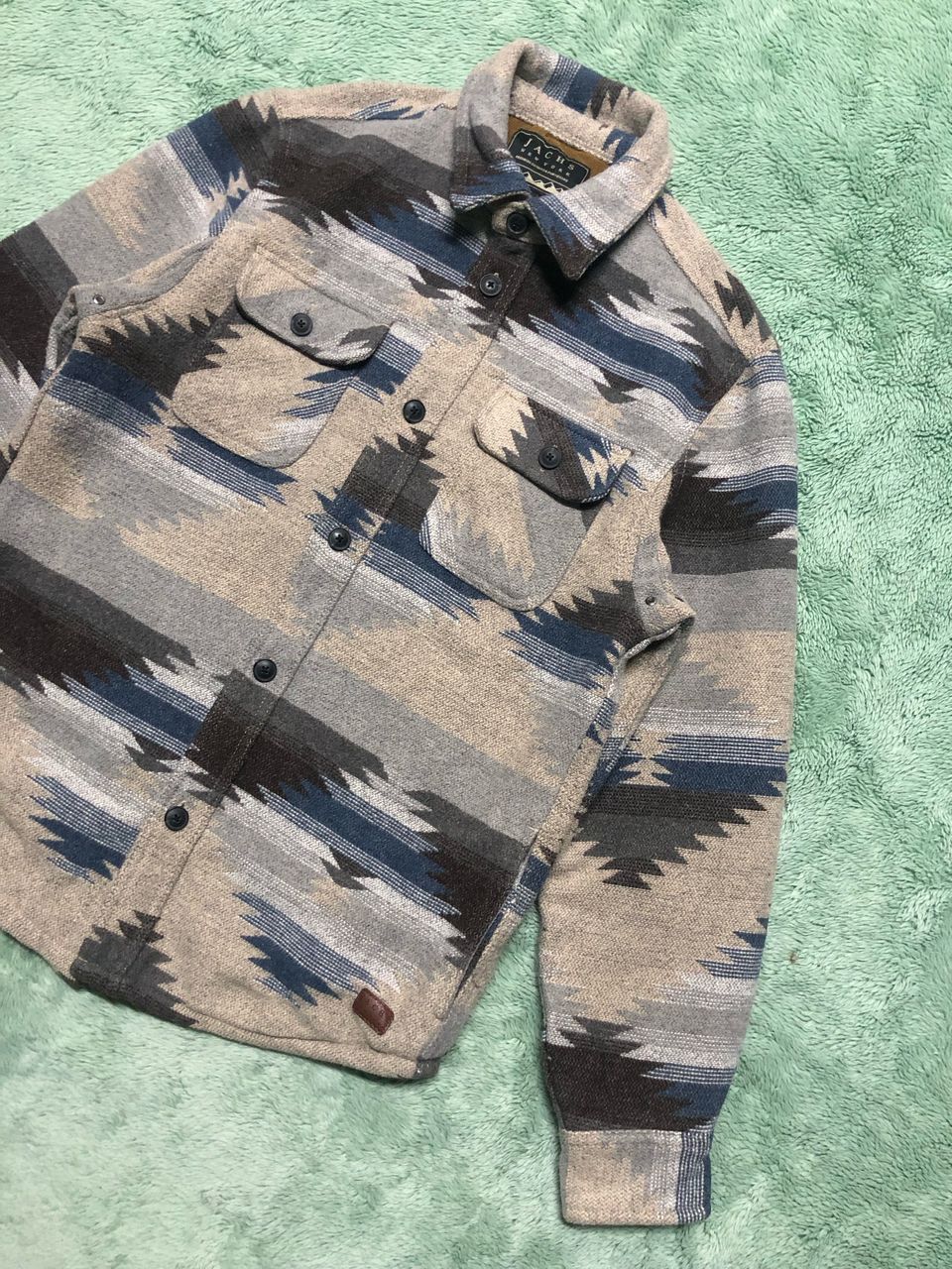J.A.C.H.S. Mfg. Co. × Native JACHS NAVAJO SHIRT JACKET WOOL NATIVE DESIGN Size US M / EU 48-50 / 2 - 6 Thumbnail