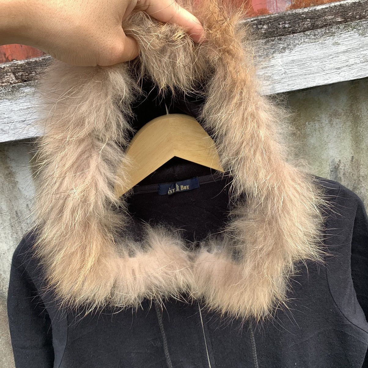 Japanese Brand JAPANESE FUR ZIPHOODIE EASTBOY IFSIXWASNINE LGB STYLE Size US S / EU 44-46 / 1 - 4 Thumbnail
