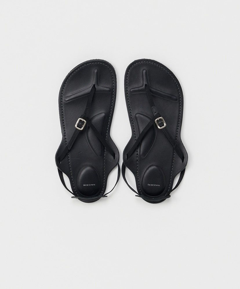Hender Scheme Devise Strap Black Leather Sandals Size US 8.5 / EU 41-42 - 1 Thumbnail