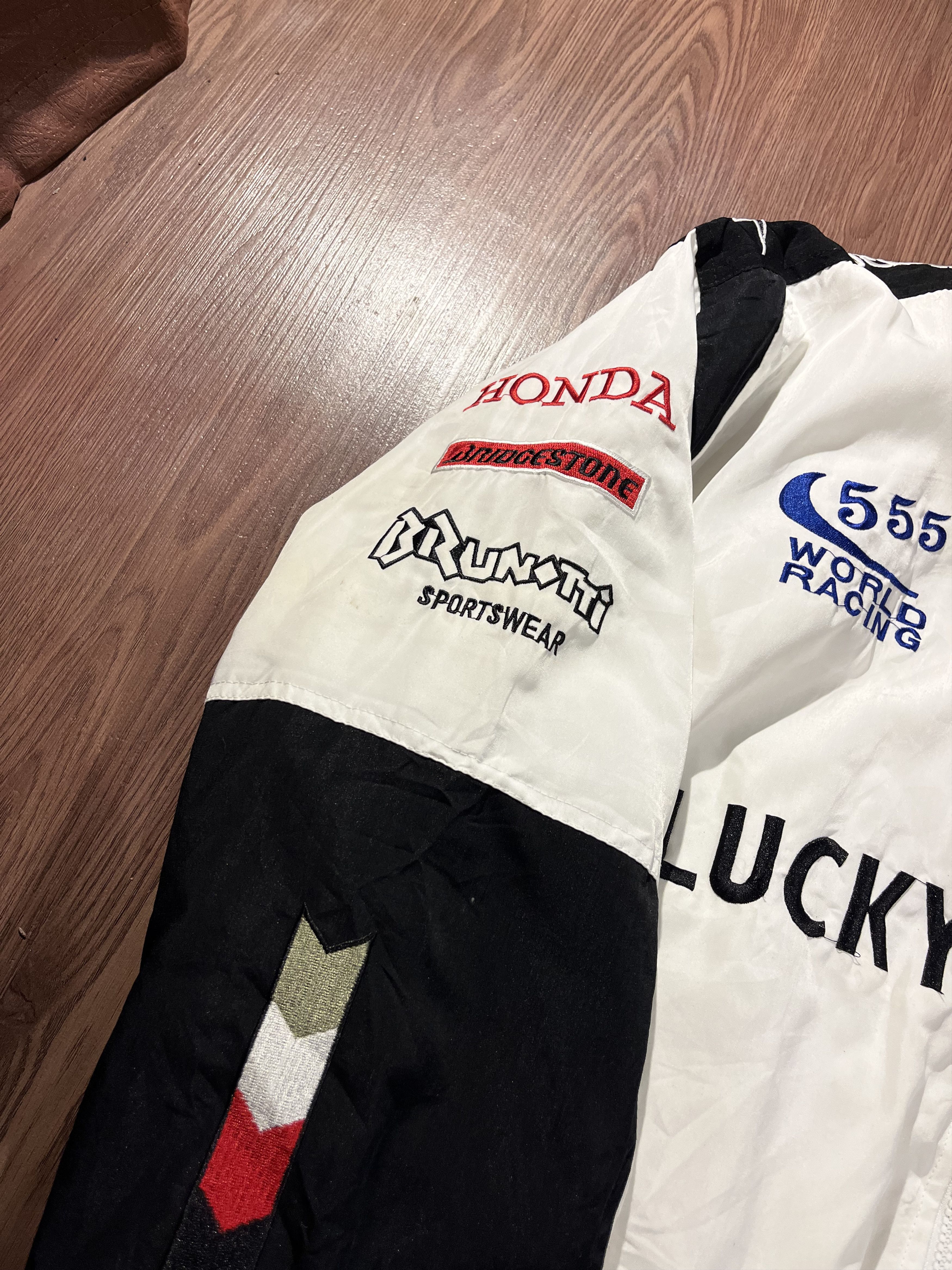 【F1 BAR Honda】 Lucky Strike 【スポーツジャケット】 Honda BAR Lucky Strike F1 Team Racing Jacket