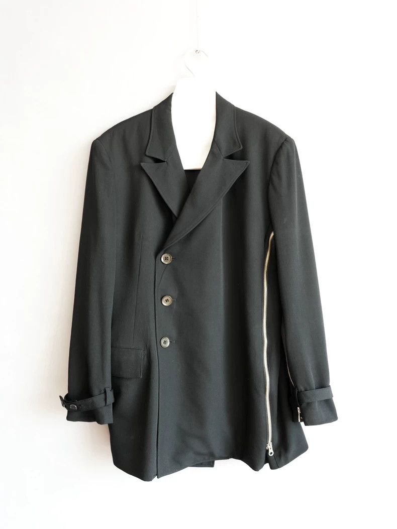 Yohji Yamamoto Yohji Yamamoto Deconstructed Zip Jacket Size US M / EU 48-50 / 2 - 1 Thumbnail