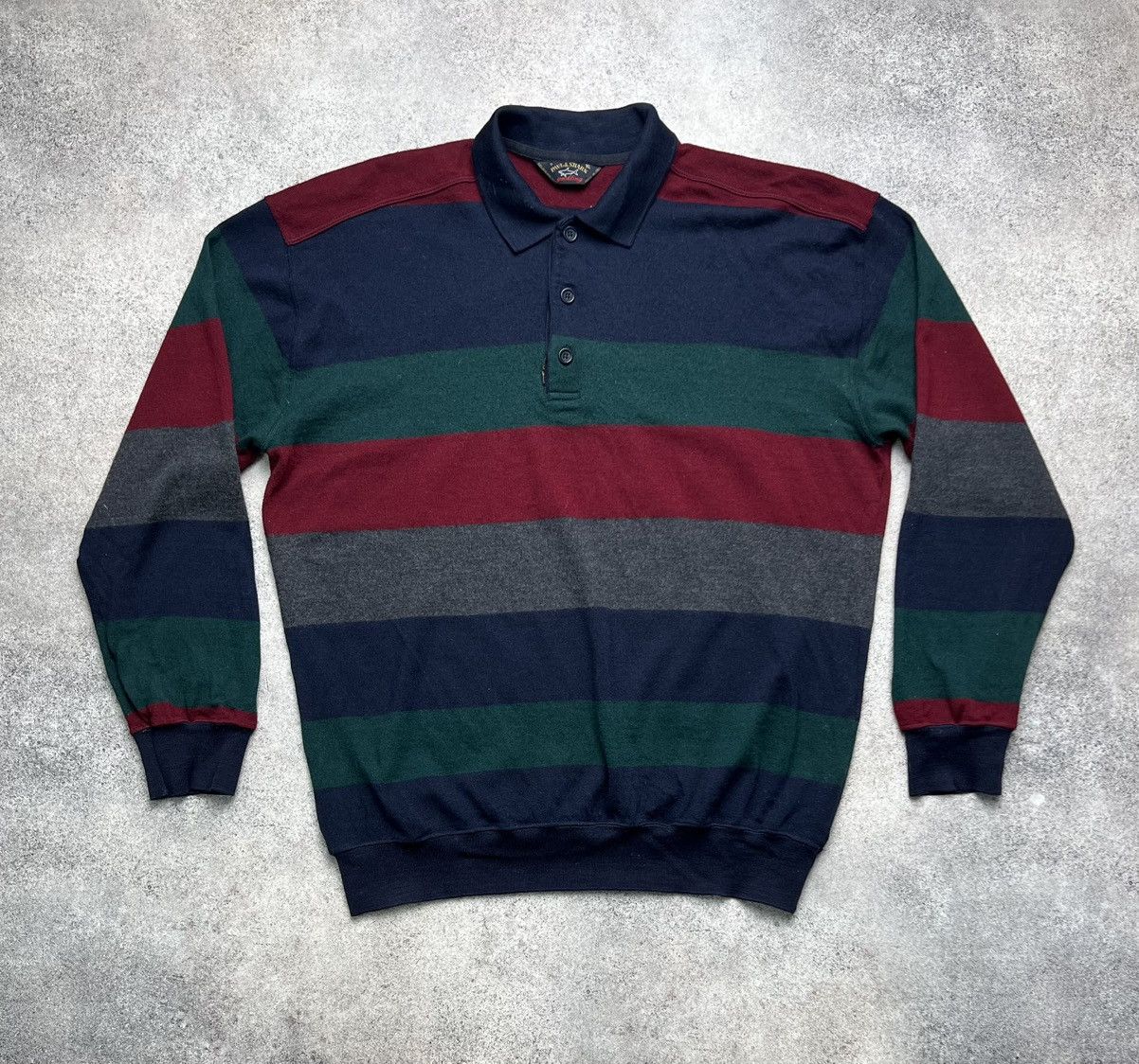 Paul & Shark Paul&Shark vintage striped wool jumper Size US XL / EU 56 / 4 - 1 Thumbnail