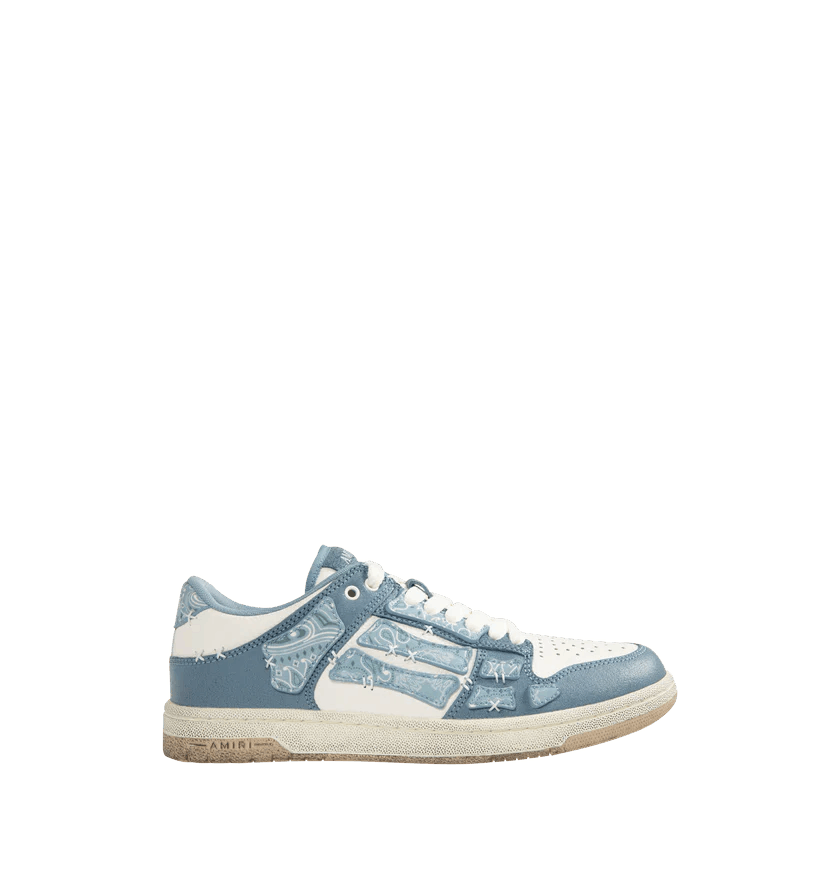 o1h1sh11225 Bandana Skel Low Top Sneaker in Ashley Blue