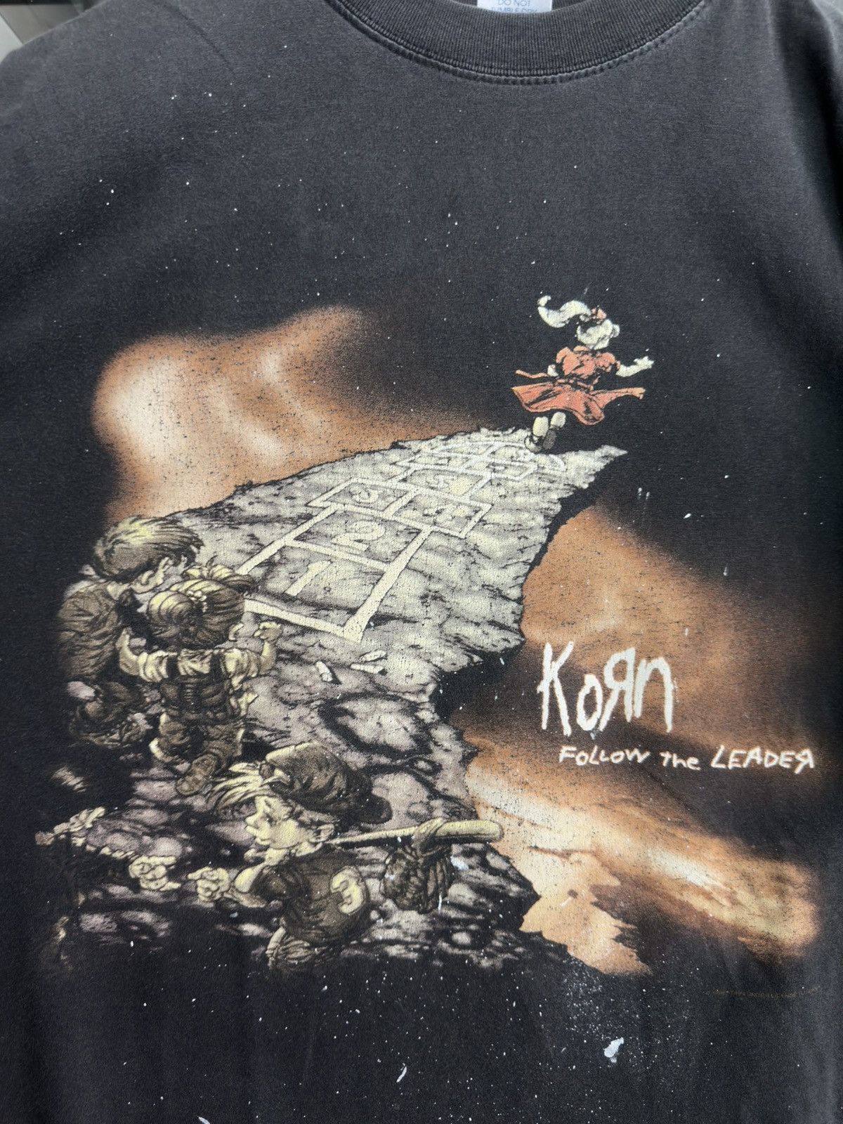 Band Tees Korn Follow the Leader 1998 Vintage Blue Grape Shirt Size US XL / EU 56 / 4 - 2 Thumbnail