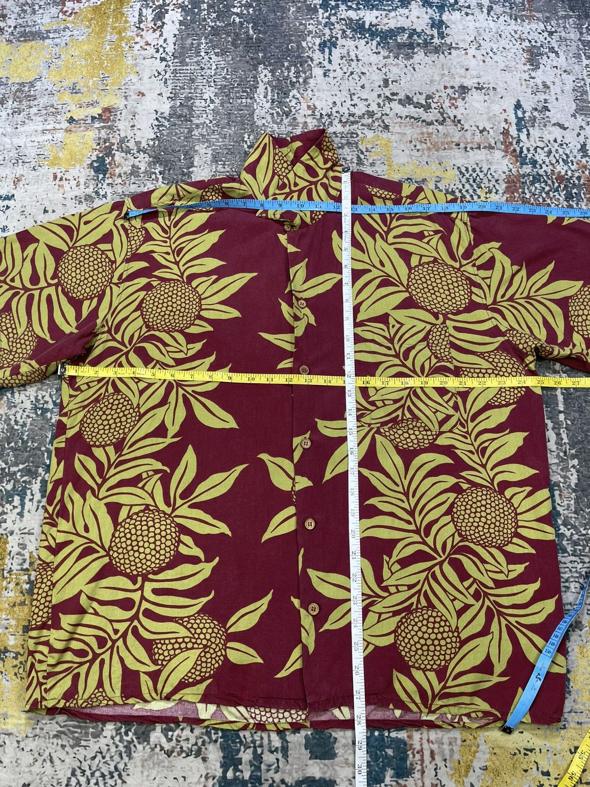 Vintage Vintage Block Buster Rayon Aloha Hawaiian Shirt Size US L / EU 52-54 / 3 - 10 Thumbnail