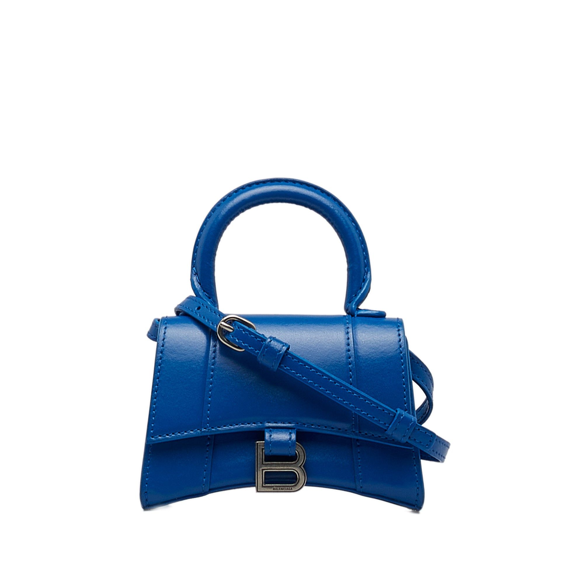 Balenciaga Balenciaga Mini Hourglass Blue Size ONE SIZE - 1 Thumbnail