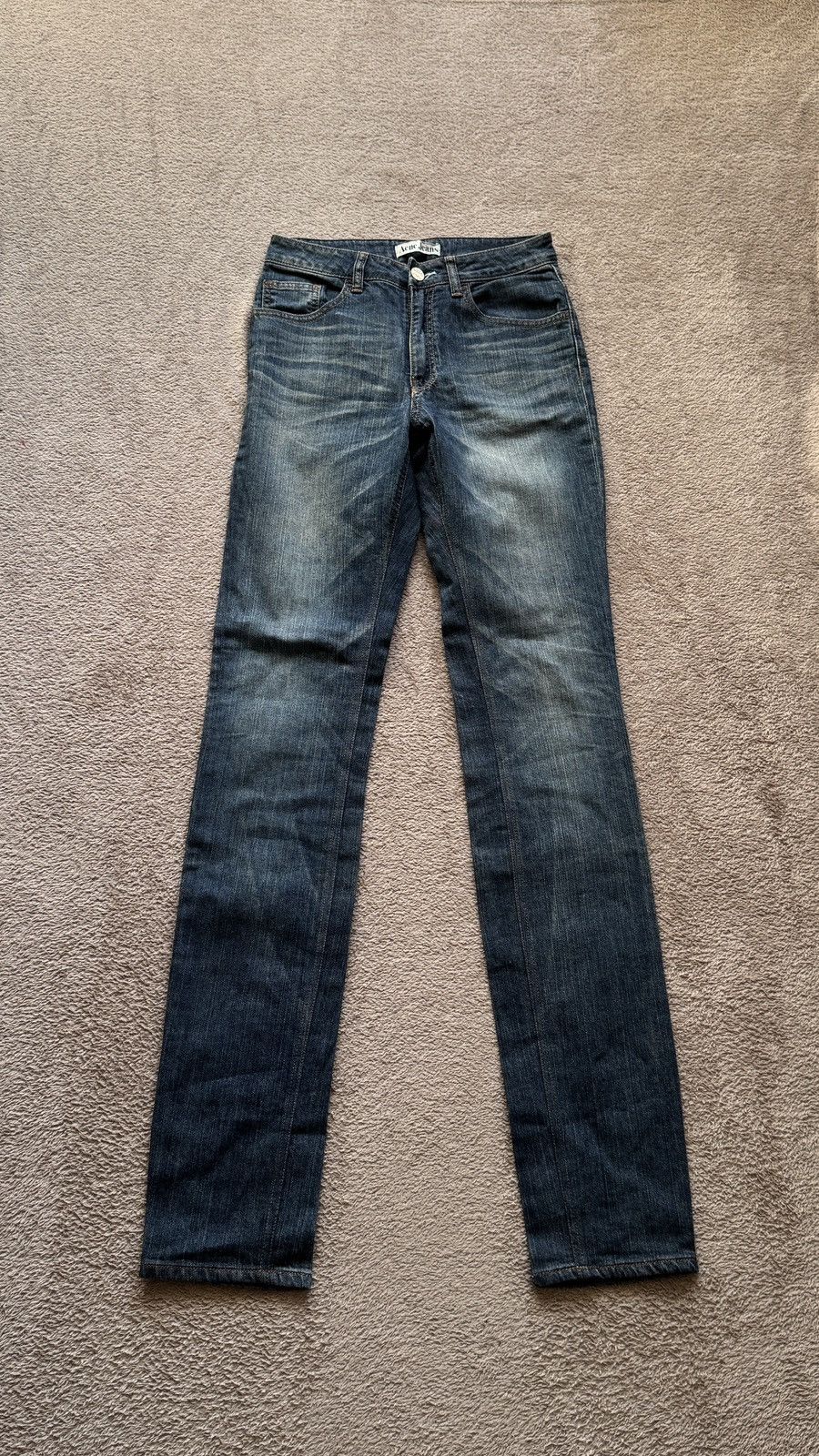 Acne Studios Acne Studio Y2K Straight Faded Mudwash Jean Helmut Lang vibe Size 26" / US 2 / IT 38 - 1 Thumbnail