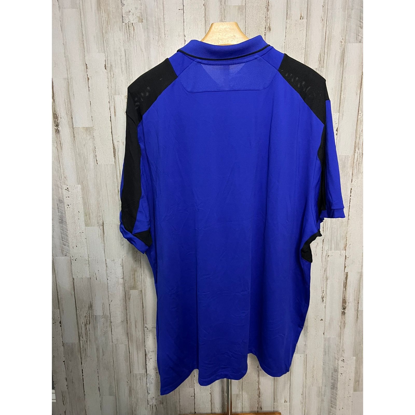 RLX Ralph Lauren RLX Ralph Lauren Men's XXL Blue Color Block Polo Shirt Size US XXL / EU 58 / 5 - 3 Thumbnail