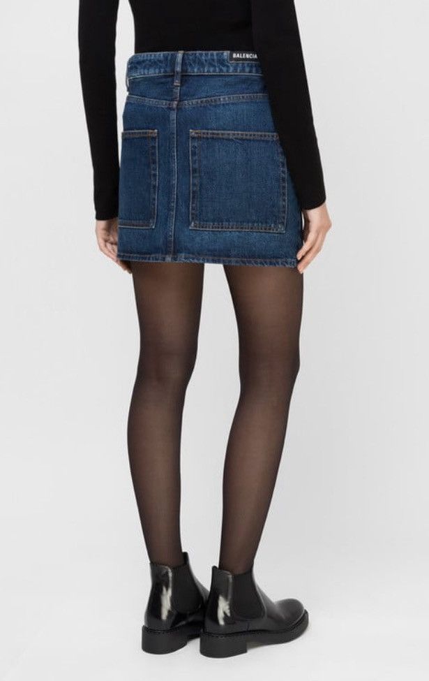 Balenciaga SS2020 Mini Denim Skirt Size 34