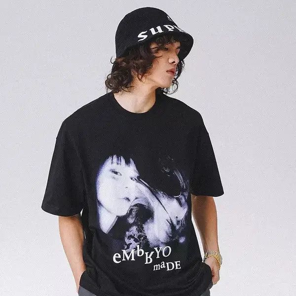 VIBE White Color Illusion Girl Embryo Made Tee Size US XL / EU 56 / 4 - 1 Thumbnail