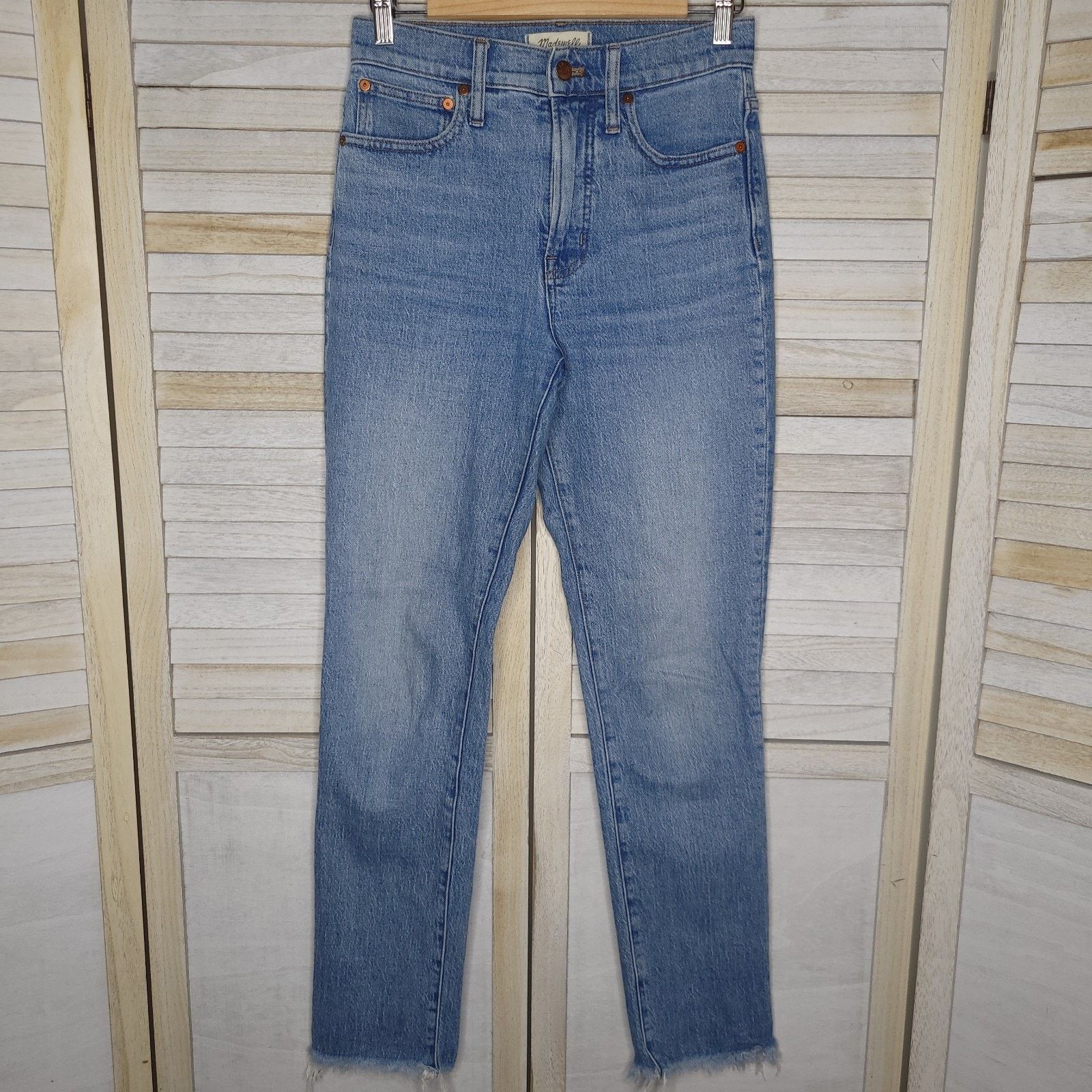 Madewell Madewell Jeans The Perfect Vintage Straight Jean Womens 25T Size 28" / US 6 / IT 42 - 1 Thumbnail