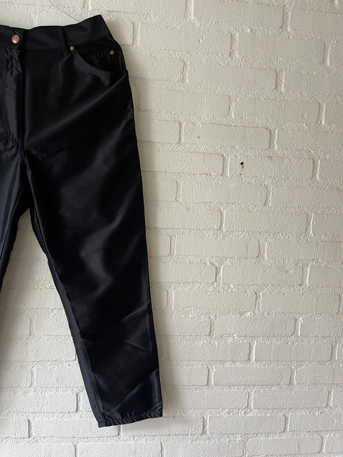 Jean Paul Gaultier Jean Paul Gaultier metallic pants nylon vintage y2k Size 32" / US 10 / IT 46 - 15 Thumbnail