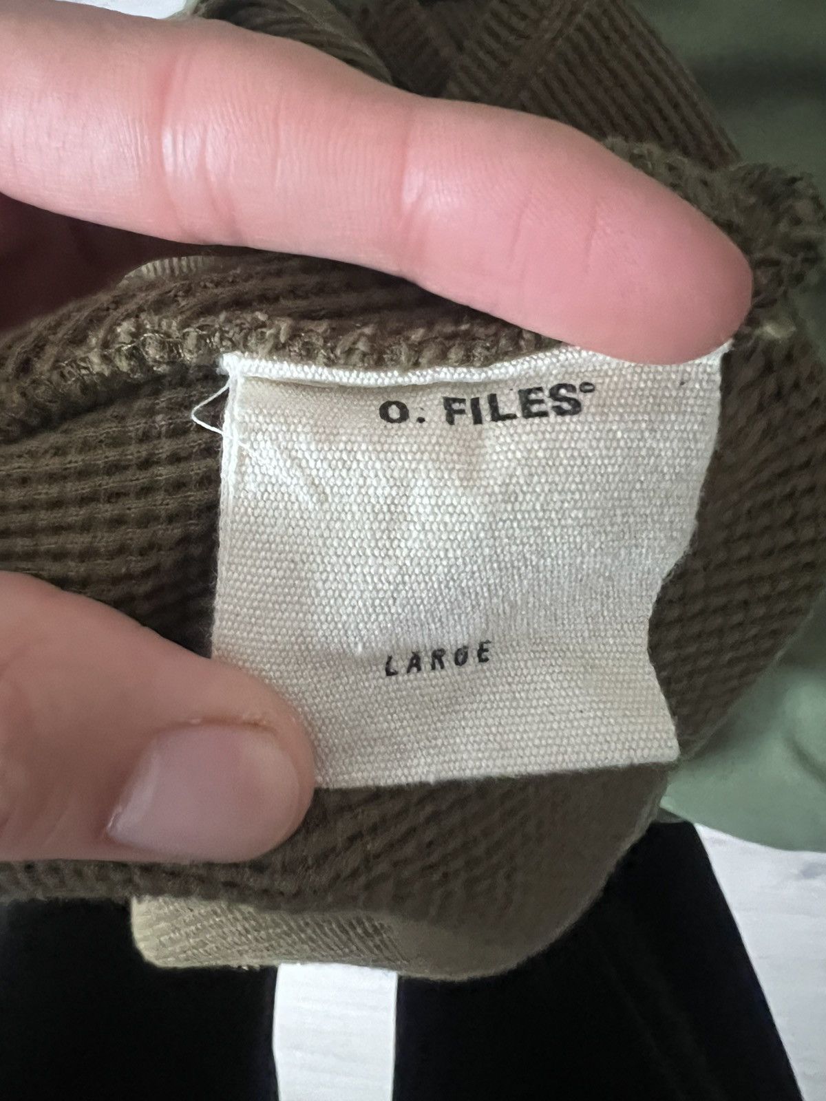 Ojardorf O.Files Waffle Thermal Crewneck Size US L / EU 52-54 / 3 - 4 Thumbnail
