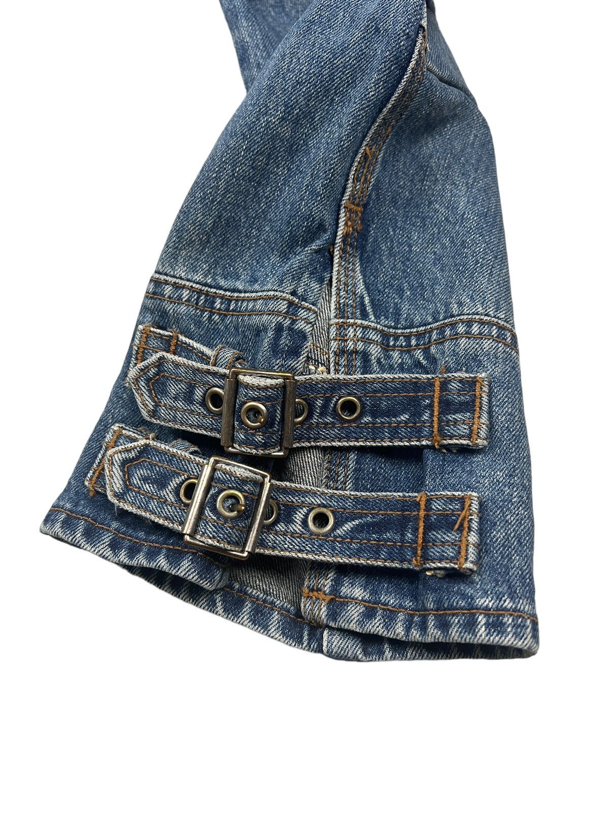 Hysteric Glamour × Vintage 90s Hysteric Glamour Kinky Bondage Cropped Jeans Size 30" / US 8 / IT 44 - 10 Thumbnail