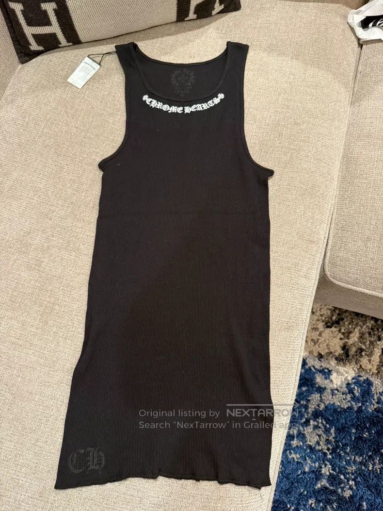 Chrome Hearts CHROME HEARTS Size L Black scroll vest Size L / US 10 / IT 46 - 1 Thumbnail