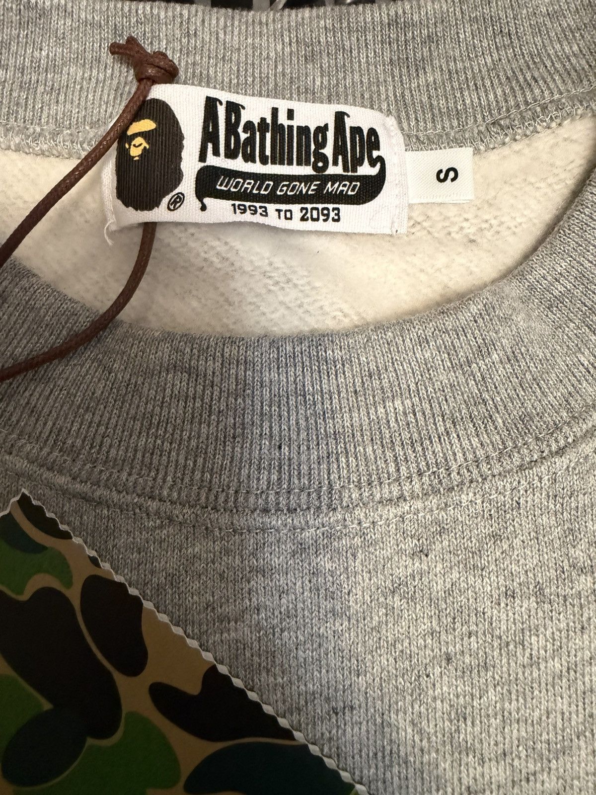 Bape New Bape A Bathing Ape Baby Milo Japan size Small Grey Size US S / EU 44-46 / 1 - 4 Thumbnail