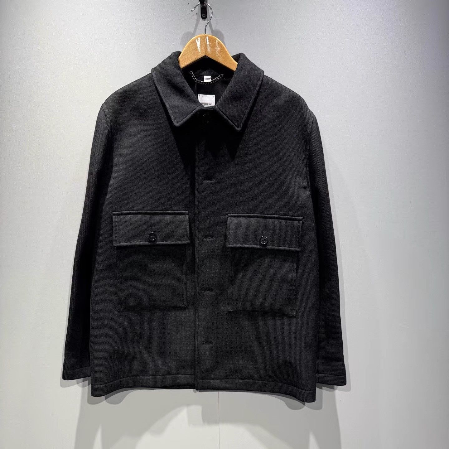 Burberry Burberry Wool & Silk Coat K36 Size US M / EU 48-50 / 2 - 1 Thumbnail