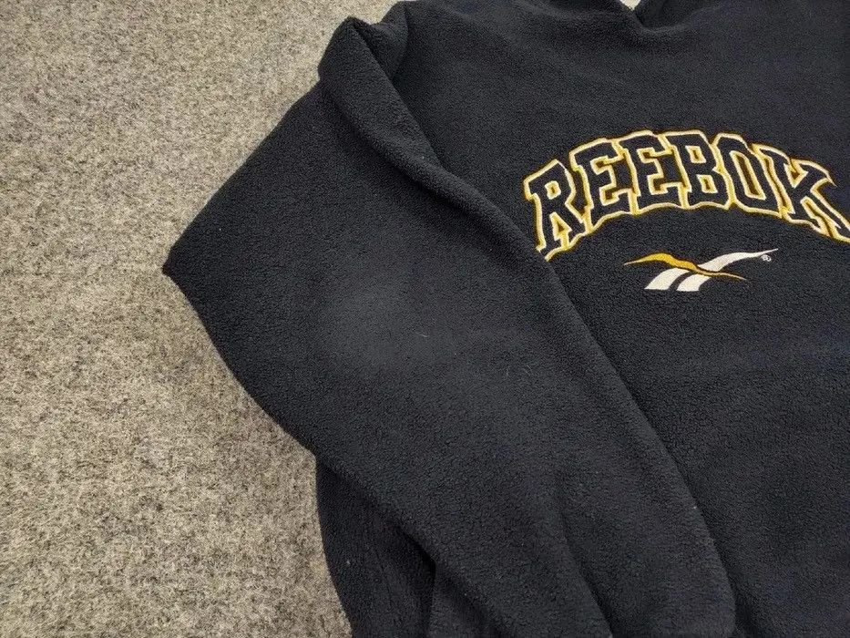 Reebok Vintage 90s Reebok Fleece Hoodie Embroidered Center Logo Size US S / EU 44-46 / 1 - 8 Thumbnail