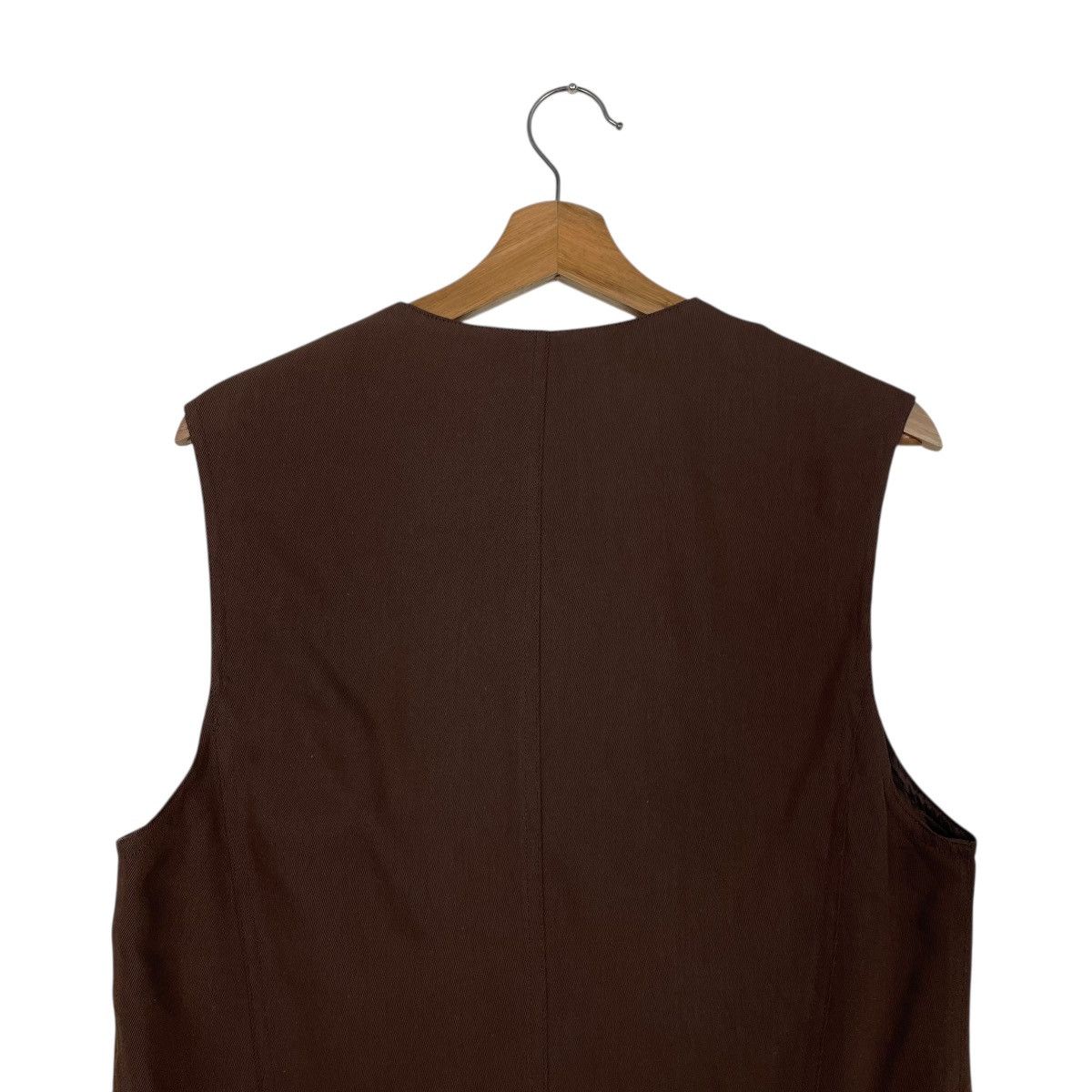Emporio Armani Vintage Emporio Armani Zipper Rayon Vest Size US S / EU 44-46 / 1 - 8 Thumbnail