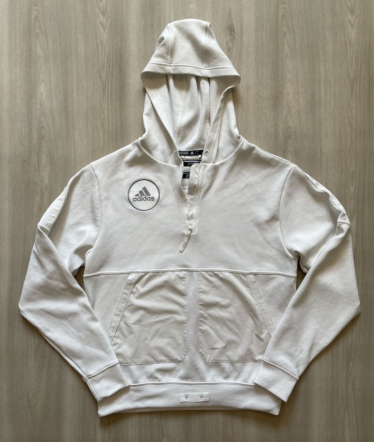 Adidas Adidas White Special Edition Zero Dip Dye Pullover 1/2 Zip S Size US S / EU 44-46 / 1 - 1 Thumbnail