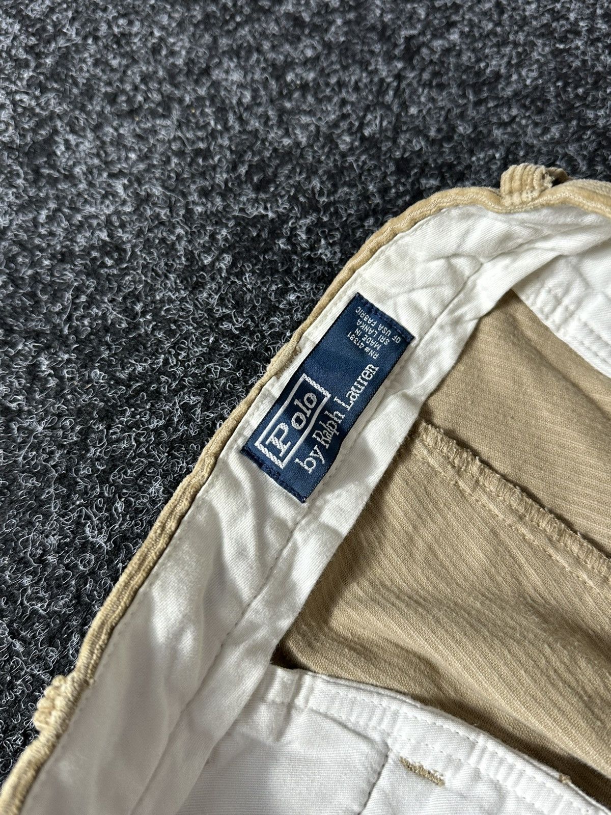 Polo Ralph Lauren × Vintage 🚨Vintage Velvet Corduroy Polo Ralph Lauren Baggy Pants Size US 36 / EU 52 - 4 Thumbnail
