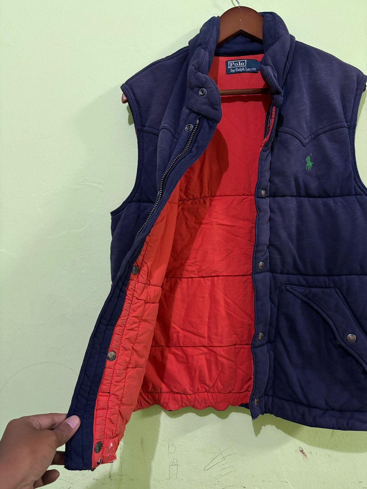 Polo Ralph Lauren × Vintage Polo Ralph Lauren Padded Vest Small Pony Design Size US S / EU 44-46 / 1 - 4 Thumbnail