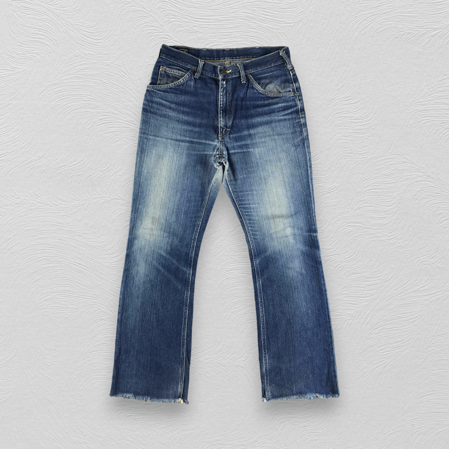 Lee Distress Vintage Lee Riders Jeans Flare Denim KJ2439 Size US 32 / EU 48 - 1 Thumbnail