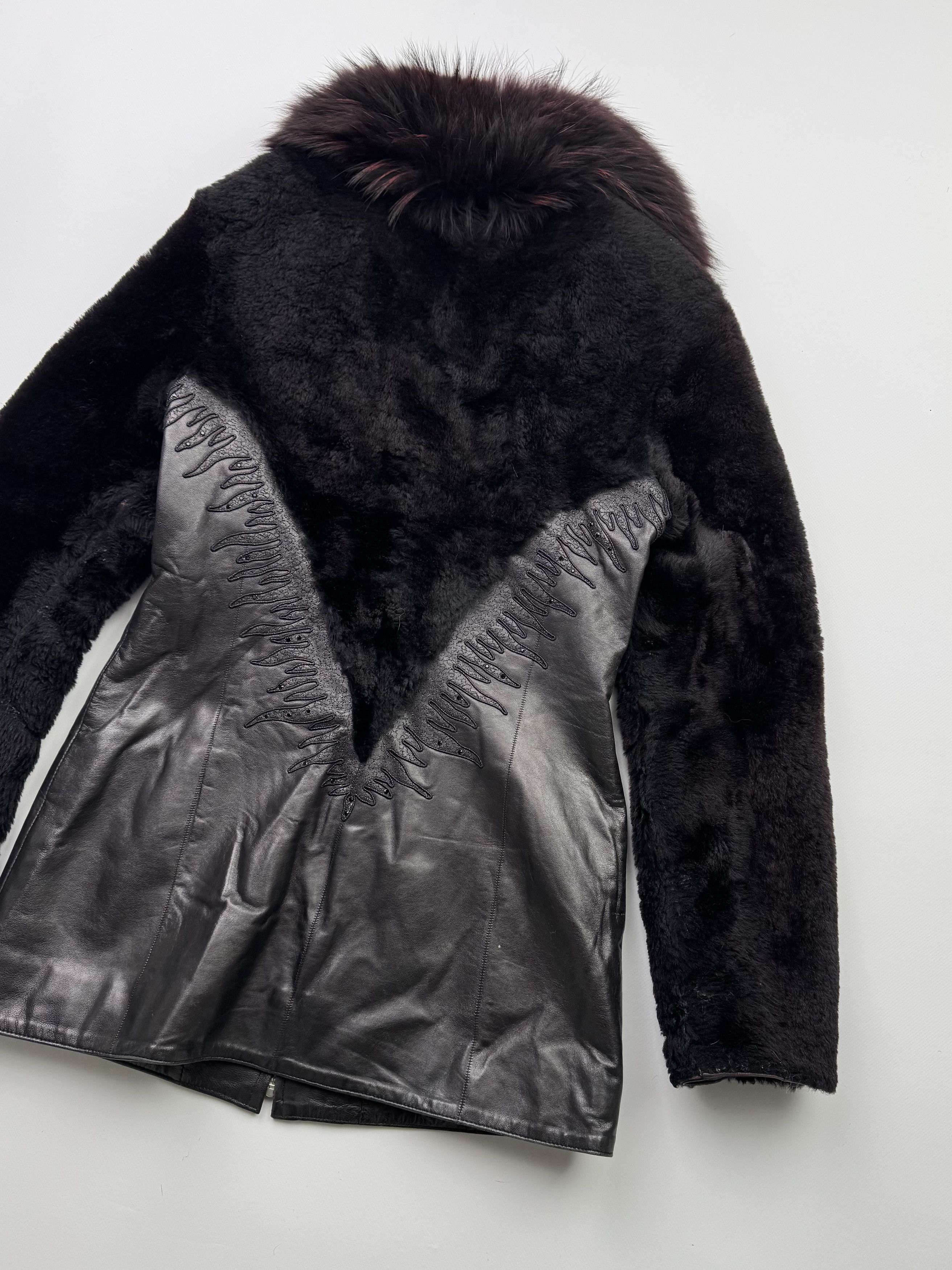 Vintage Vintage Real Sheepskin Jacket B384(V78)E2 Size XS / US 0-2 / IT 36-38 - 9 Thumbnail
