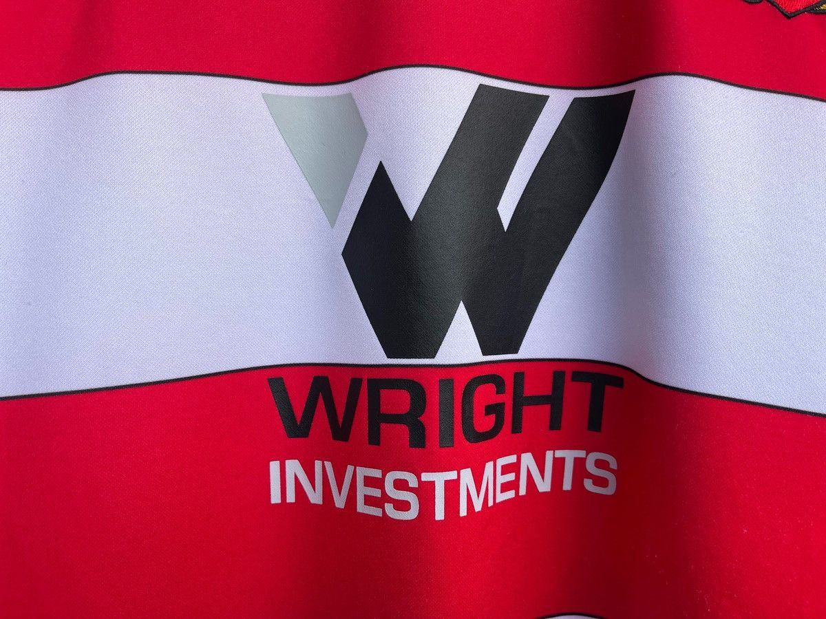 Nike Doncaster Rovers Shirt Large Red Vandanel Jersey 2009/2010 Size US L / EU 52-54 / 3 - 5 Thumbnail