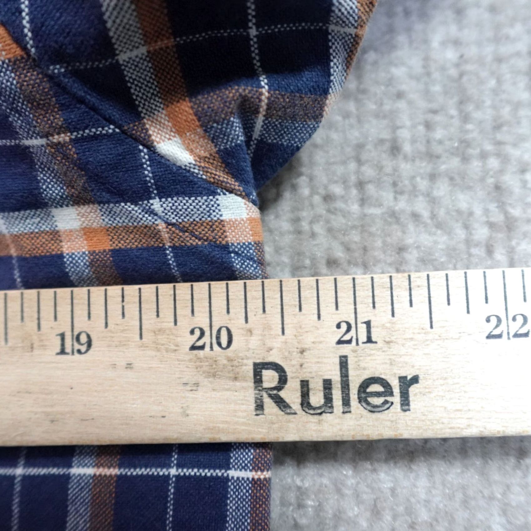 Saturdays NYC Saturdays NYC Shirt Medium Blue Plaid Long Sleeve OCBD Cotton Oxford Mens Size US M / EU 48-50 / 2 - 6 Thumbnail