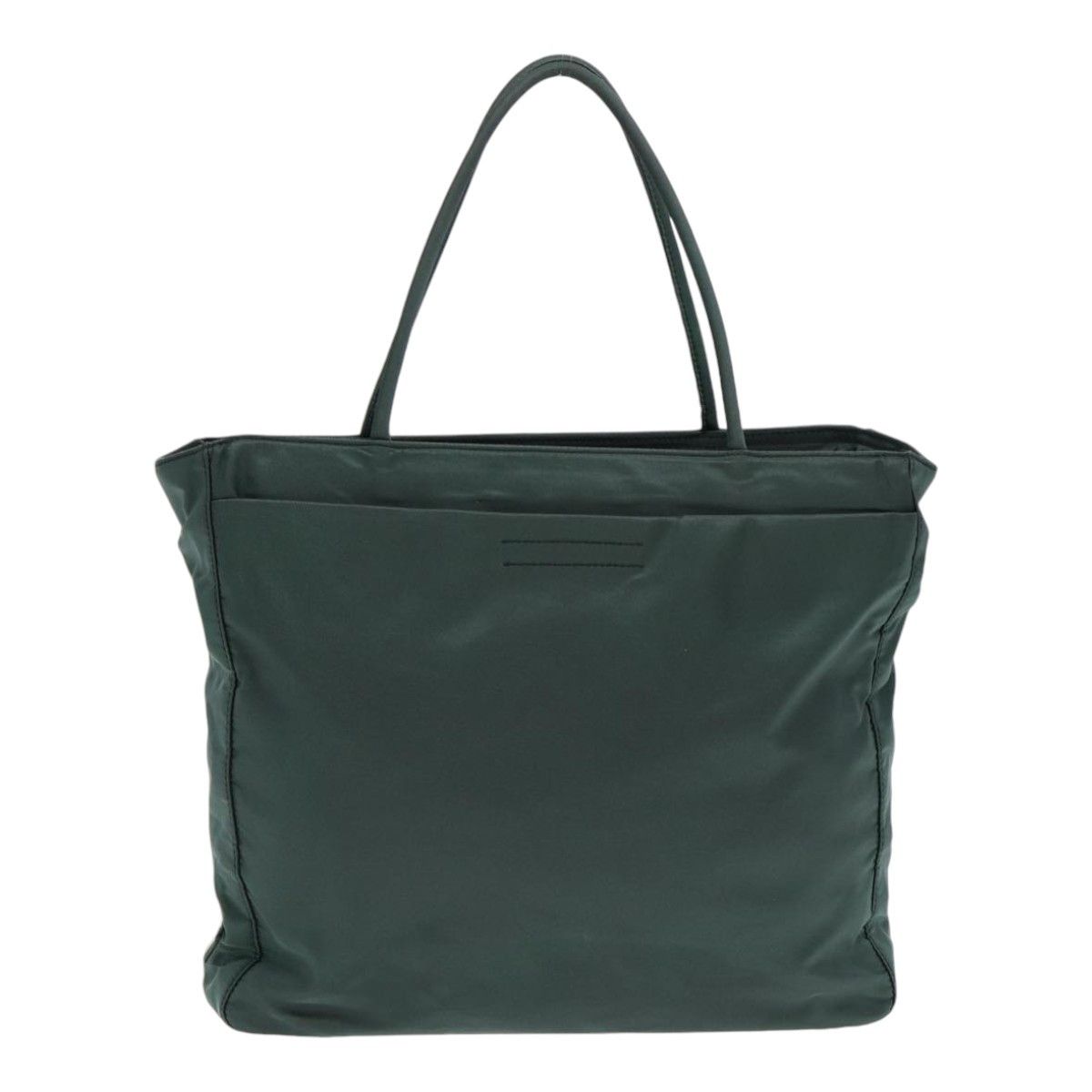 Prada Tessuto Green Synthetic Tote Bag (Pre-Owned) Size ONE SIZE - 1 Thumbnail