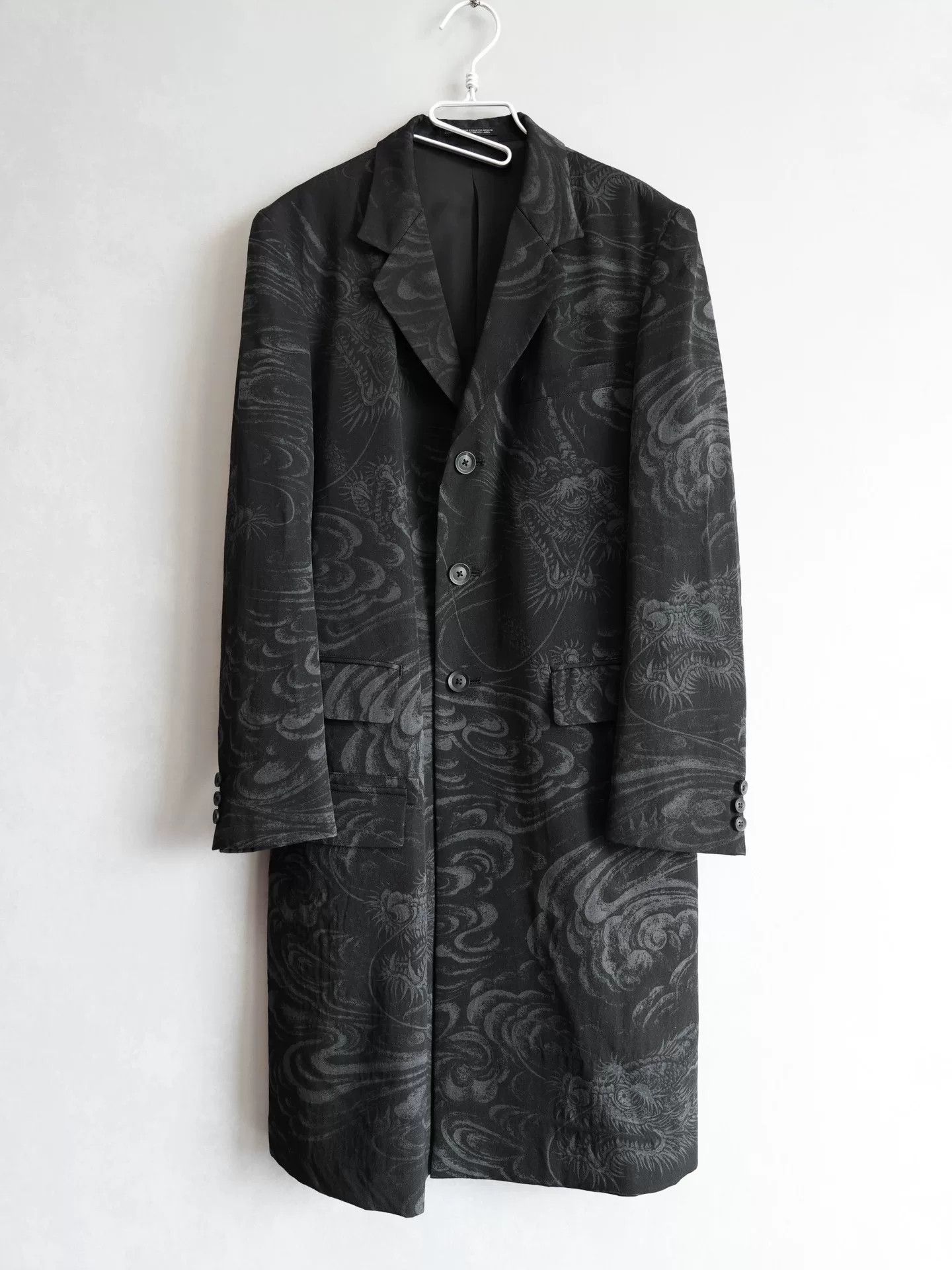 Yohji Yamamoto Yohji Yamamoto 22AW Dragon Cloud Print Jacket Size US M / EU 48-50 / 2 - 1 Thumbnail
