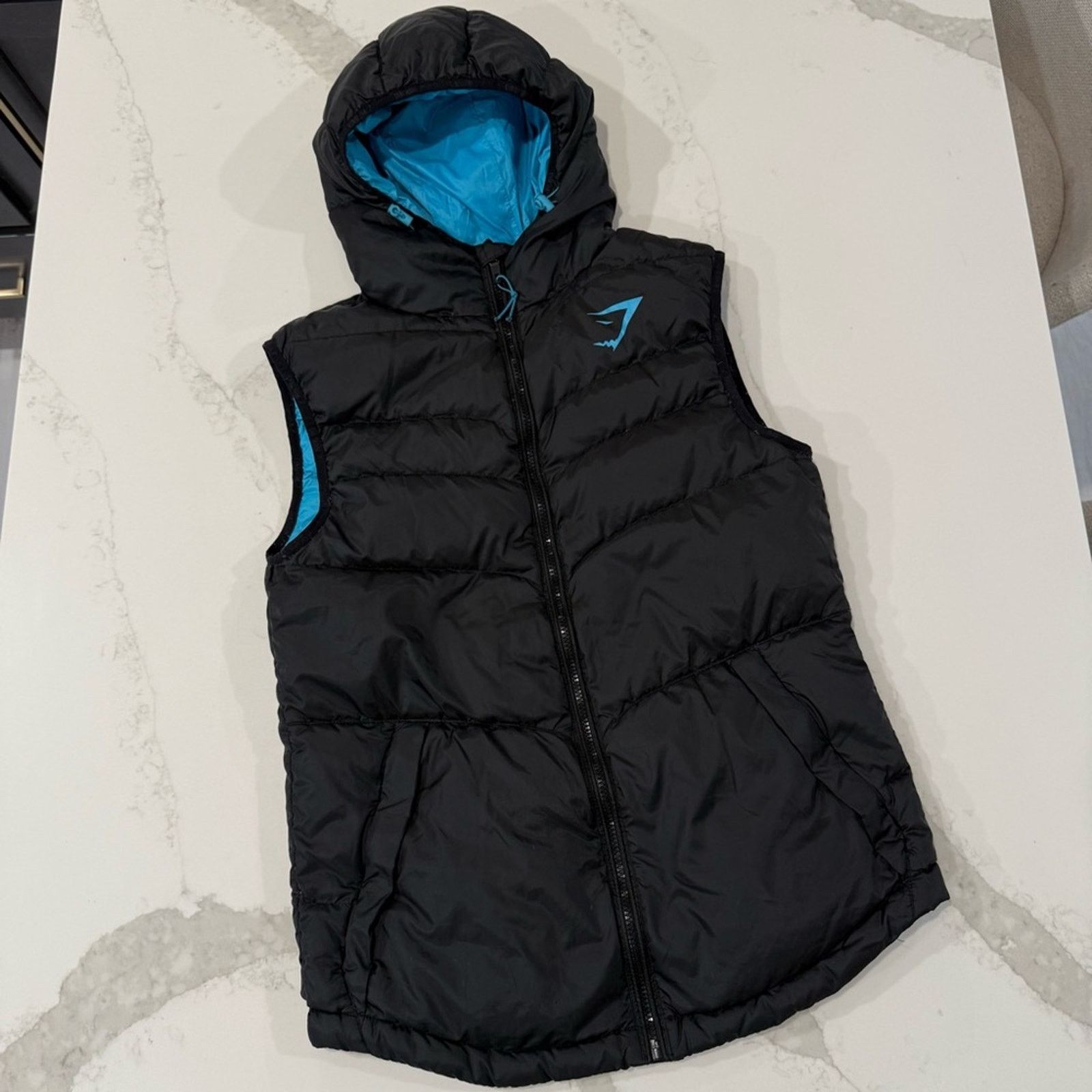 Gymshark Gymshark Original FullZip Hooded Puffer Vest Mens Large Size US L / EU 52-54 / 3 - 2 Thumbnail