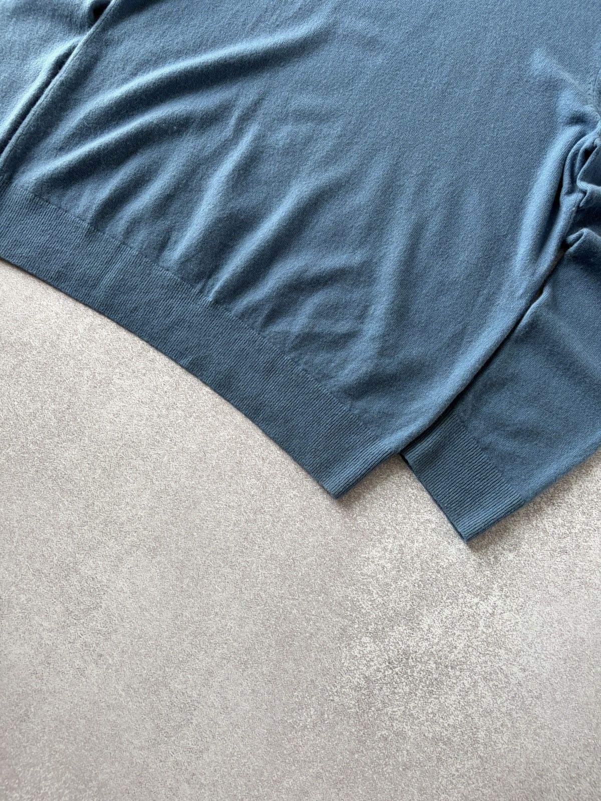 Officine Generale Officine Generale Paris 100% Wool Sweater Blue Crewneck Size US L / EU 52-54 / 3 - 6 Thumbnail
