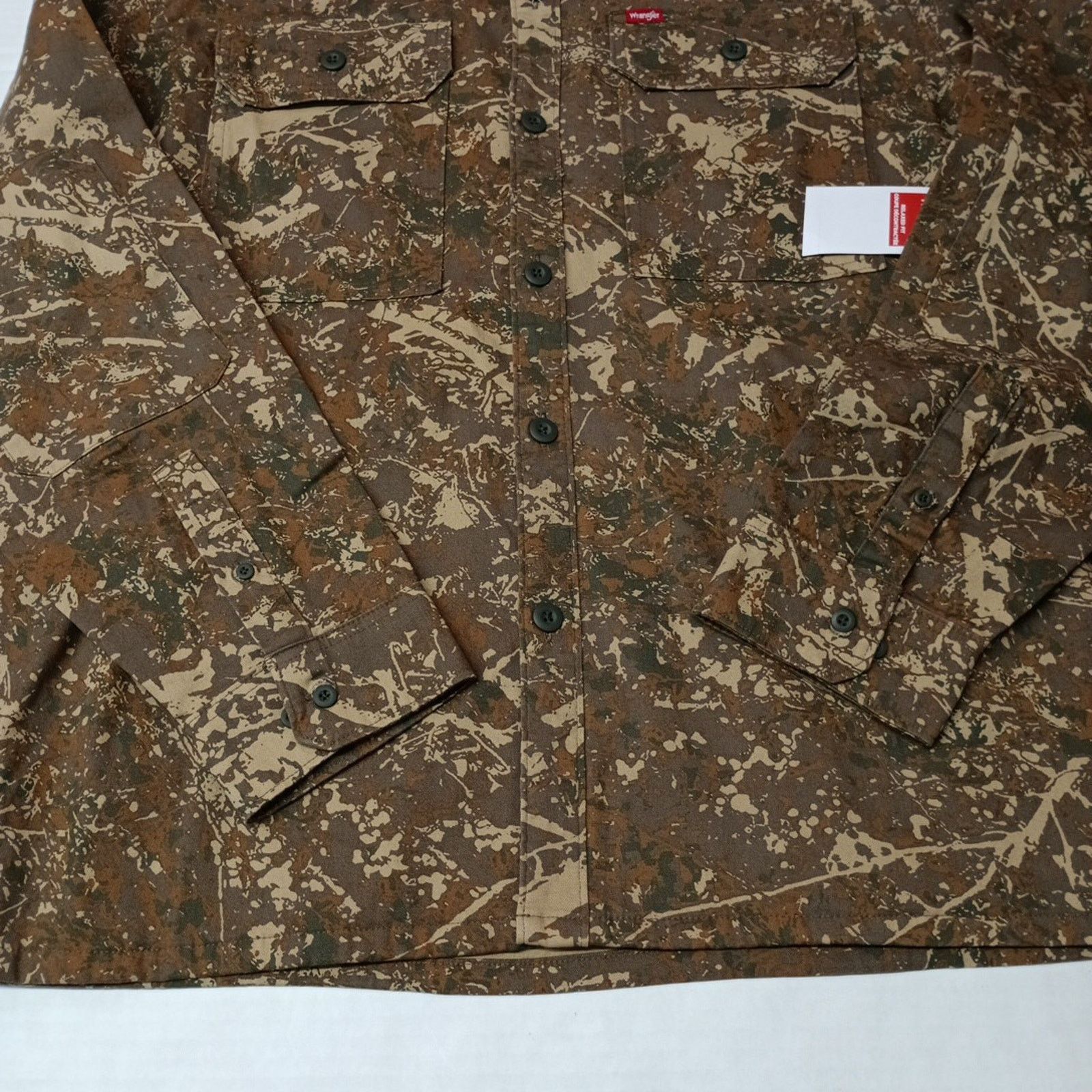 Wrangler Wrangler Camouflage Jacket Overshirt Shacket Size XL Brown Size US XL / EU 56 / 4 - 2 Thumbnail