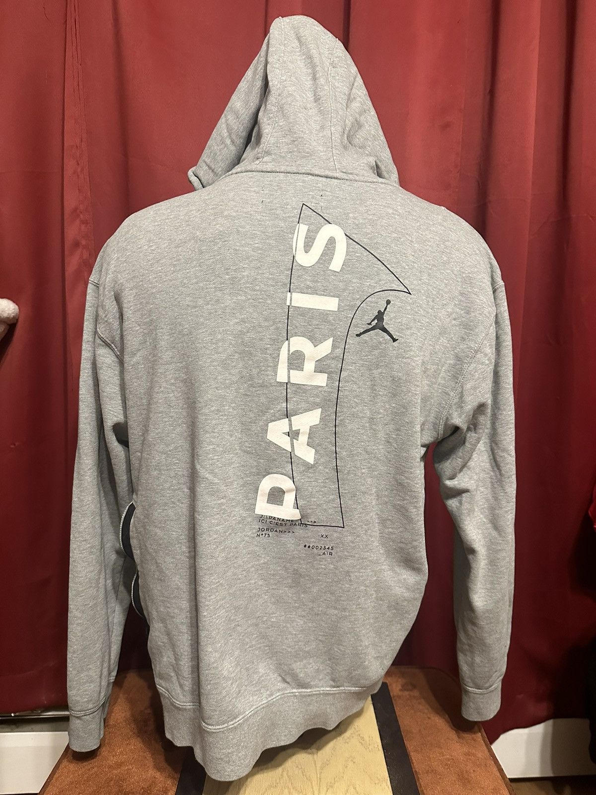 Jordan Brand Air Jordan x Paris Saint Germain Hoodie Y2K Box Logo Grail Size US L / EU 52-54 / 3 - 7 Thumbnail