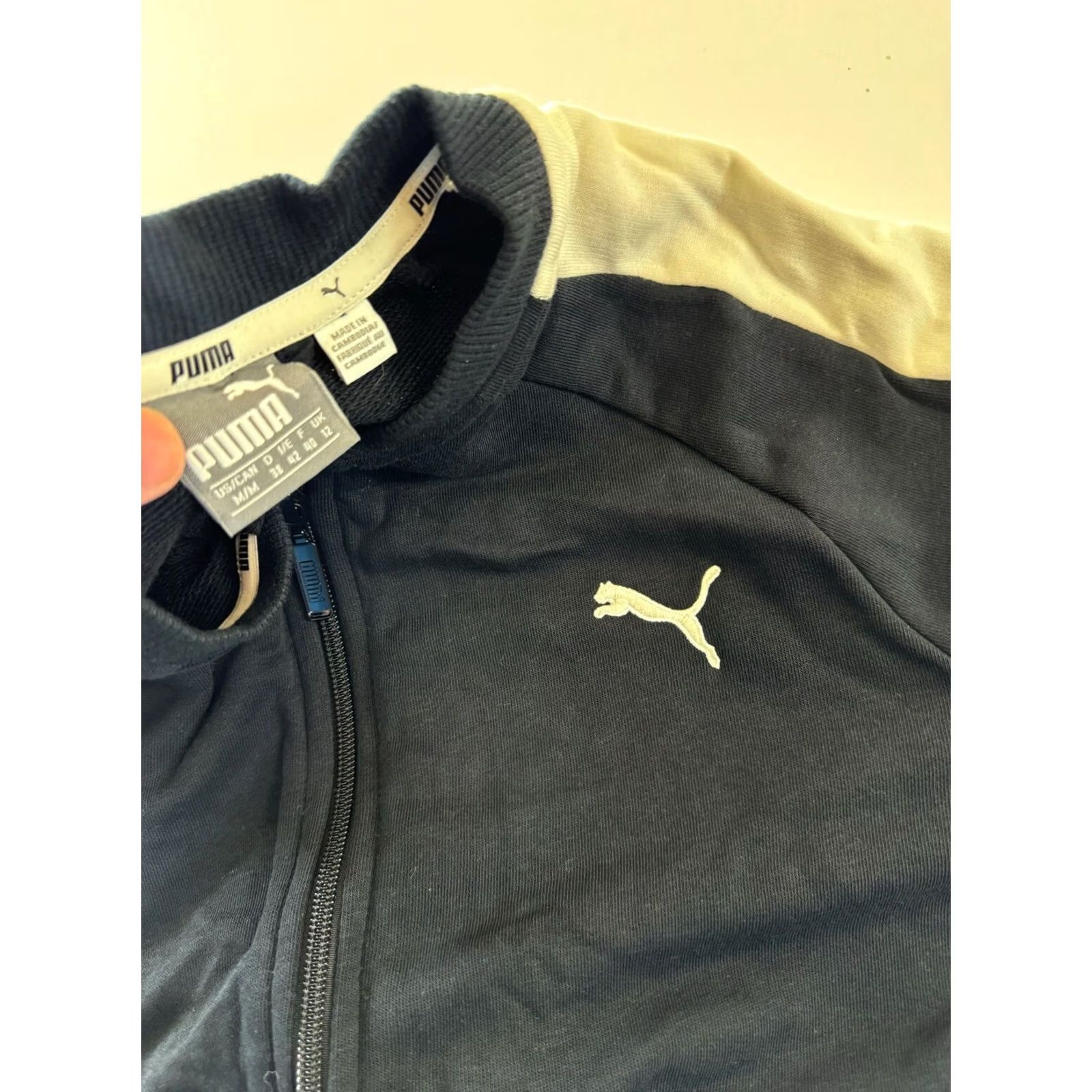 Puma Puma SWEATER Jacket WOMENS Medium M Zippered Mock Track Sharp Size M / US 6-8 / IT 42-44 - 4 Thumbnail