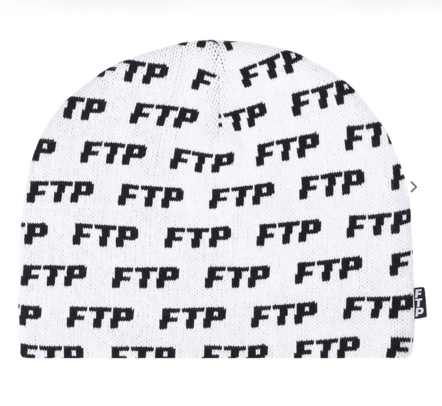 Fuck The Population NEW FTP All Over Logo Beanie - White Size ONE SIZE - 1 Thumbnail