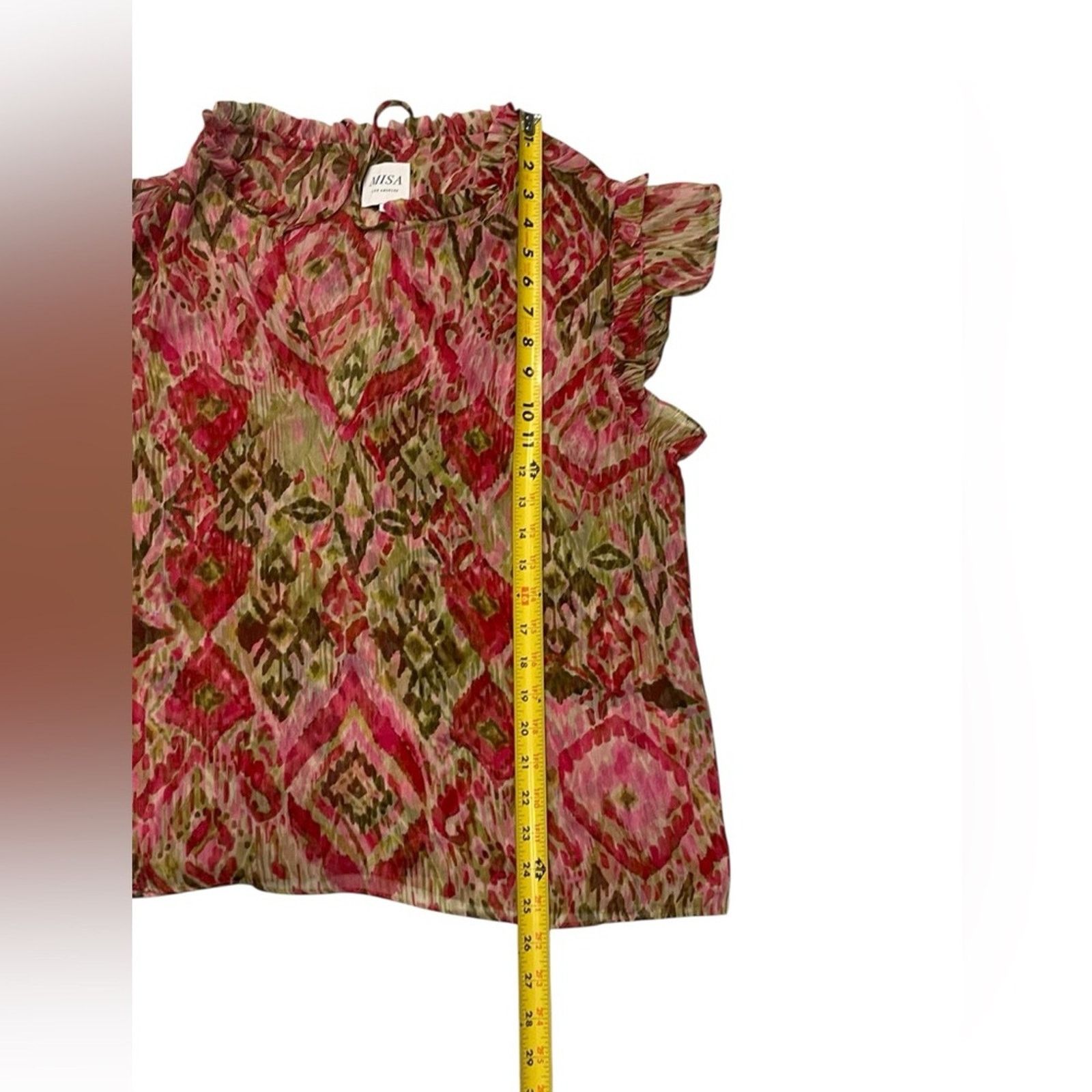 MISA Los Angeles MISA Los Angeles Basia Top Summer Ikat Size:L Size L / US 10 / IT 46 - 7 Thumbnail