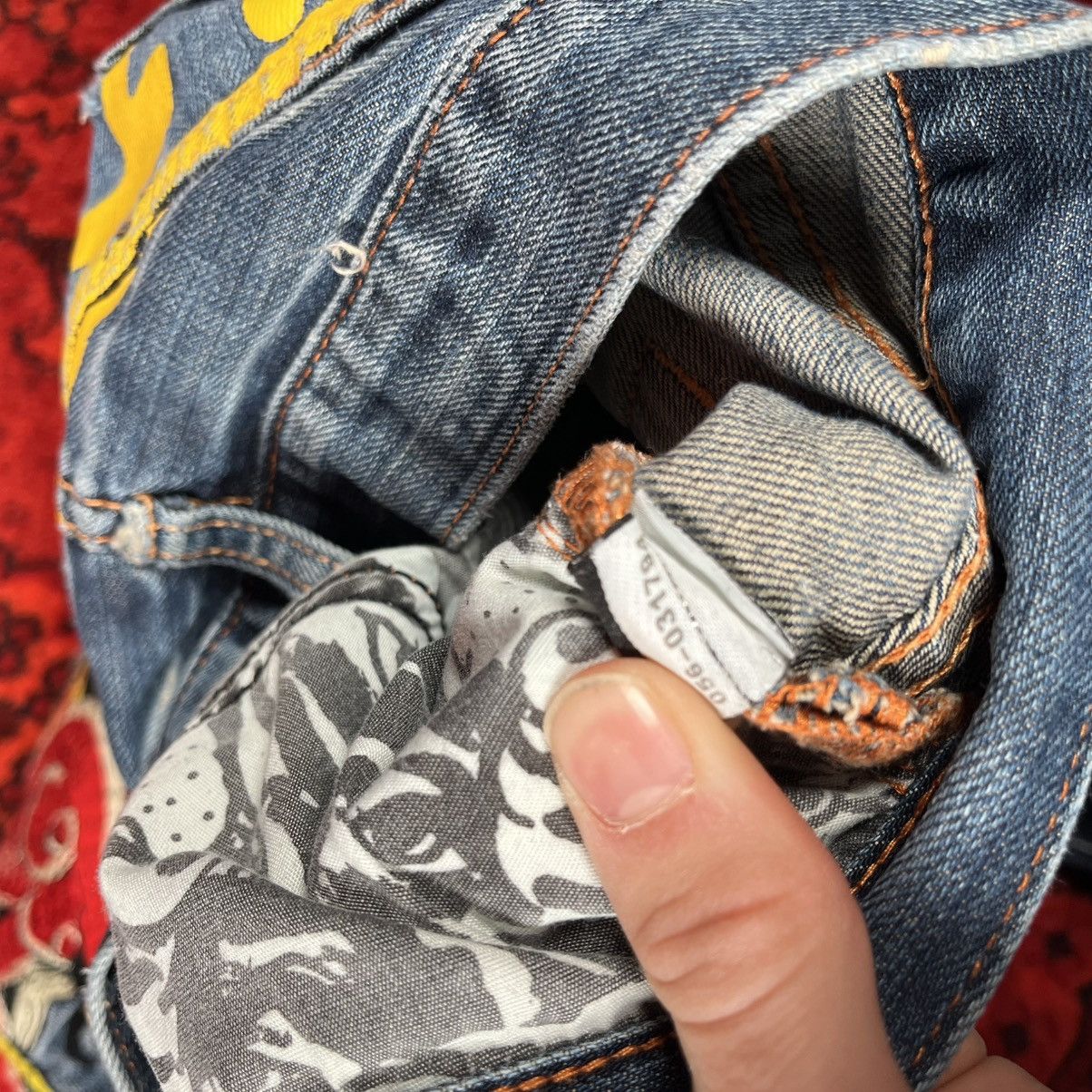 Ed Hardy Vintage Streetwear Rare HipHop Y2K Ed Hardy Jeans Devil Girl Size US 38 / EU 54 - 15 Thumbnail