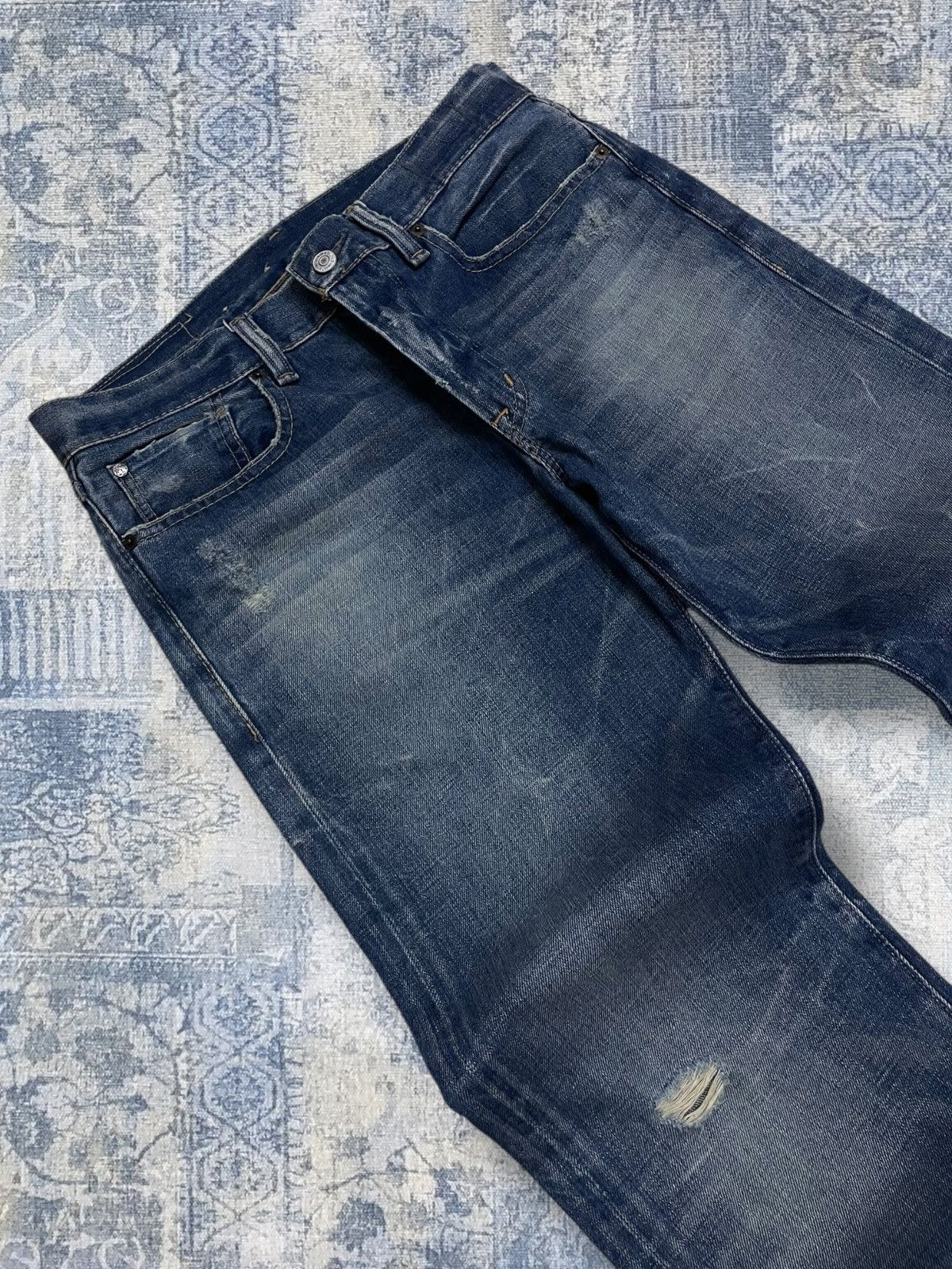 Polo Ralph Lauren Vintage Designer Denim Supply Ralph Lauren Distressed Denim Size US 32 / EU 48 - 7 Thumbnail