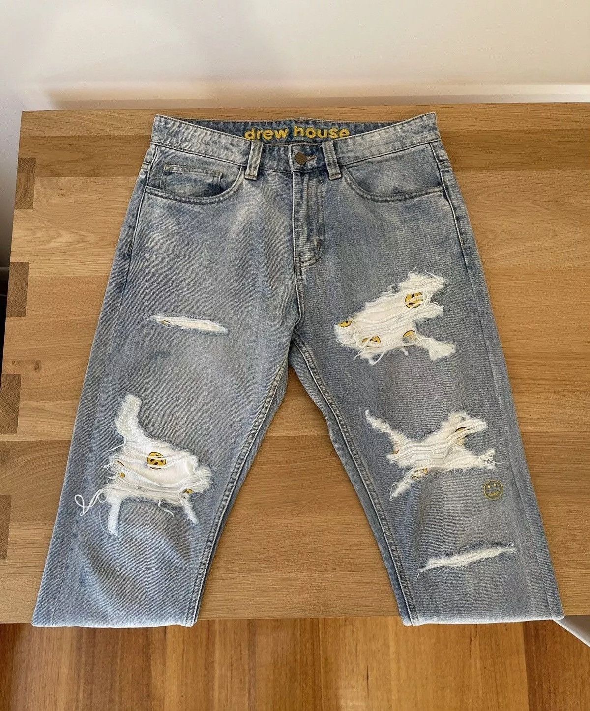 Drew House drew house Tapered Leg Jean VINTAGE BLEACH DESTROYED size 30 Size US 30 / EU 46 - 5 Thumbnail