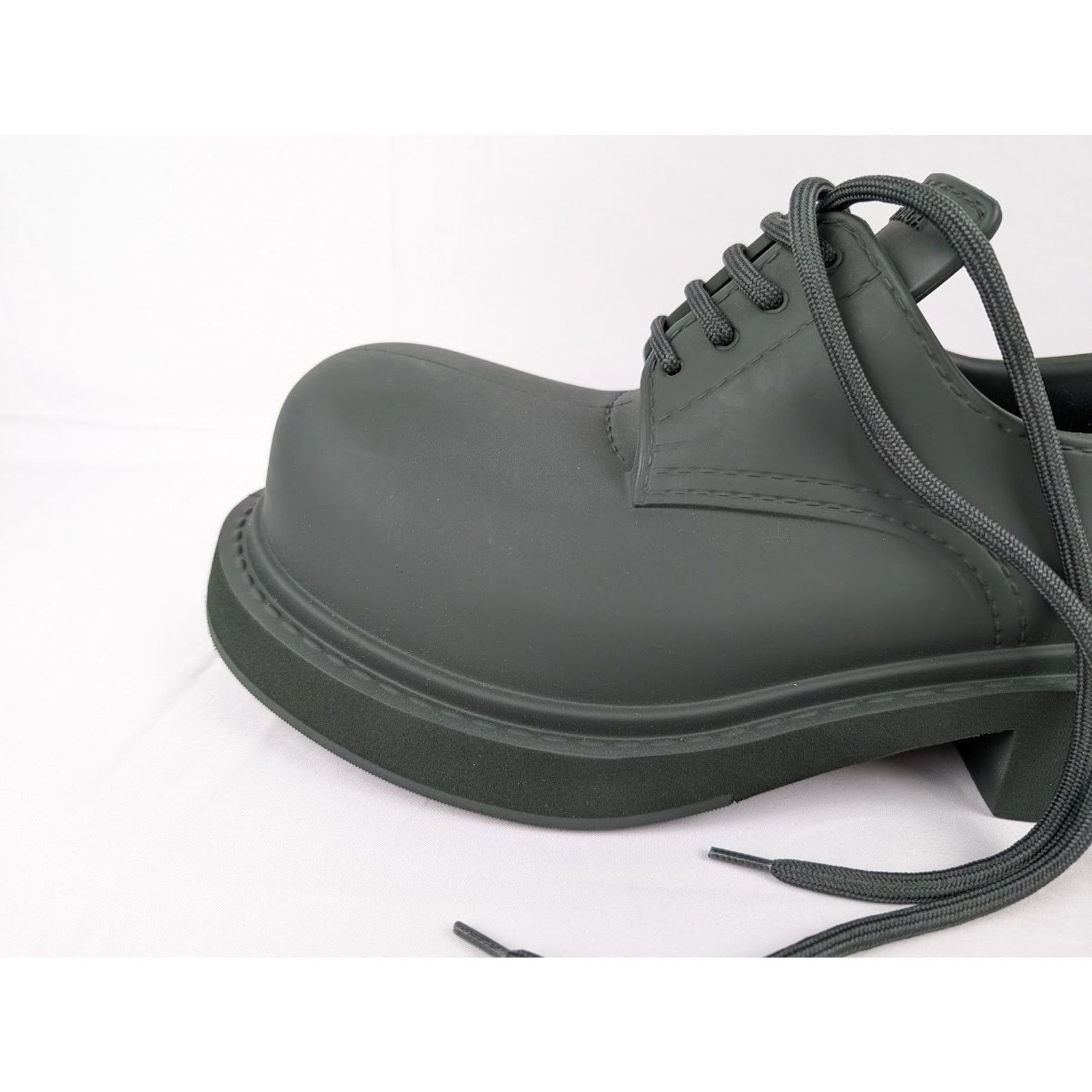 Balenciaga o1rshd1 Full Eva Steroid Derby in Dark Khaki Size US 10 / EU 43 - 2 Thumbnail