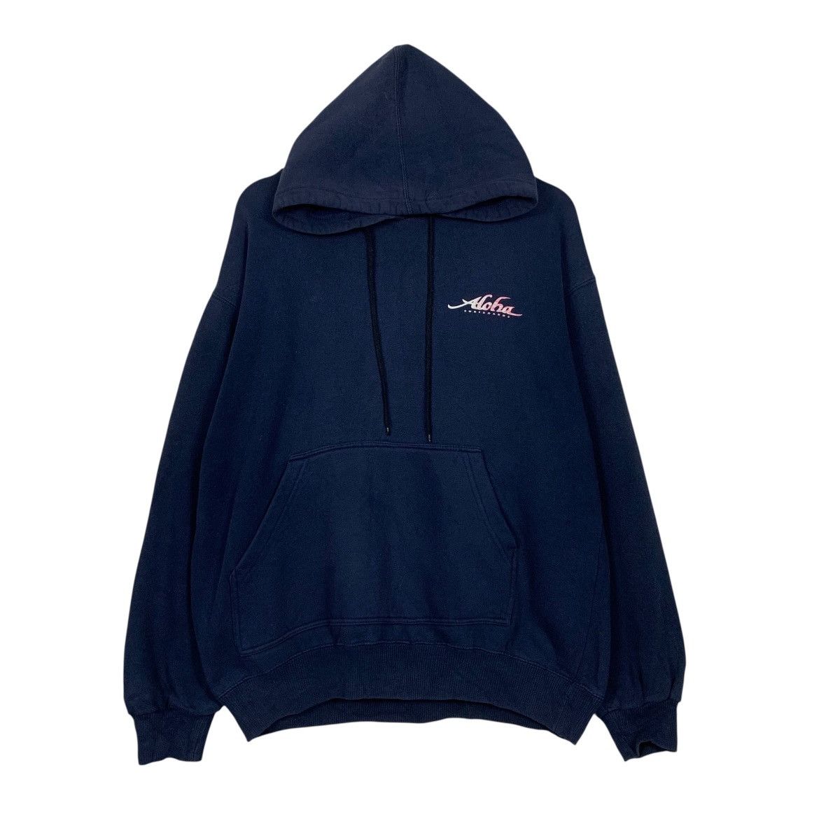 Vintage 90’s ALOHA Surfboards Pullover Hoodie Sweatshirt #3612-C165 Size US L / EU 52-54 / 3 - 4 Thumbnail